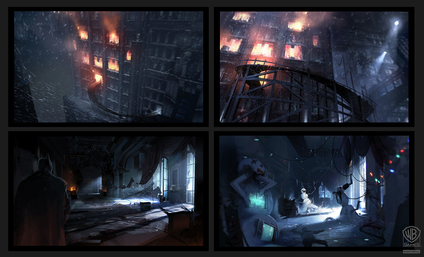 Jeszcze Więcej Concept Artów Z “batman Arkham Origins” Batcave