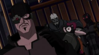 Deadshot, Harley Quinn, Black Spider i King Shark