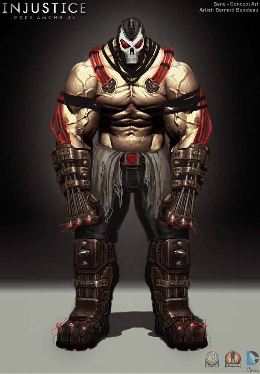 Concept arty z "Injustice: Gods Among Us" .