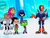 TEEN TITANS GO! TO THE MOVIES
(L-R) Cyborg voiced by KHARY PAYTON, Starfire voiced by HYNDEN WALCH, Robin voiced by SCOTT MENVILLE, Raven voiced by TARA STRONG, Beast Boy voiced by GREG CIPES and Slade voiced by WILL ARNETT