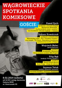Plakat Wągrowieckiego Spotkania Komiksowego