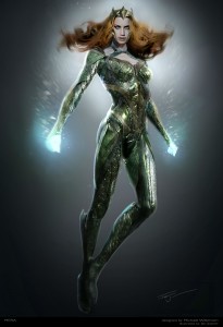 Projekt postaci Mery z "Justice League"