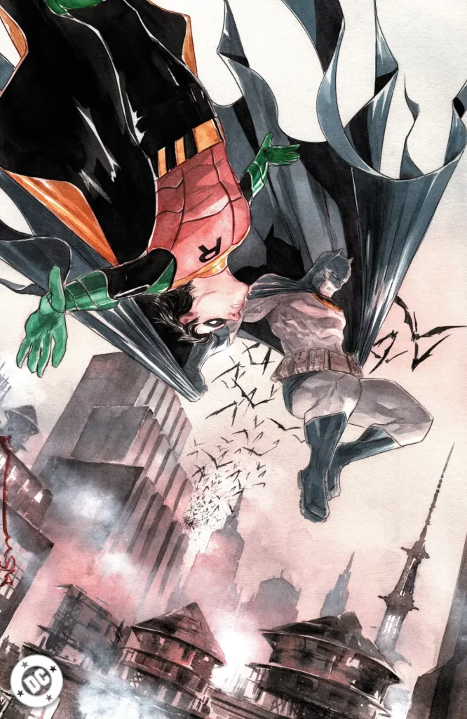 Przykładowe strony z 1. numeru „Robin & Batman: Jason Todd”
