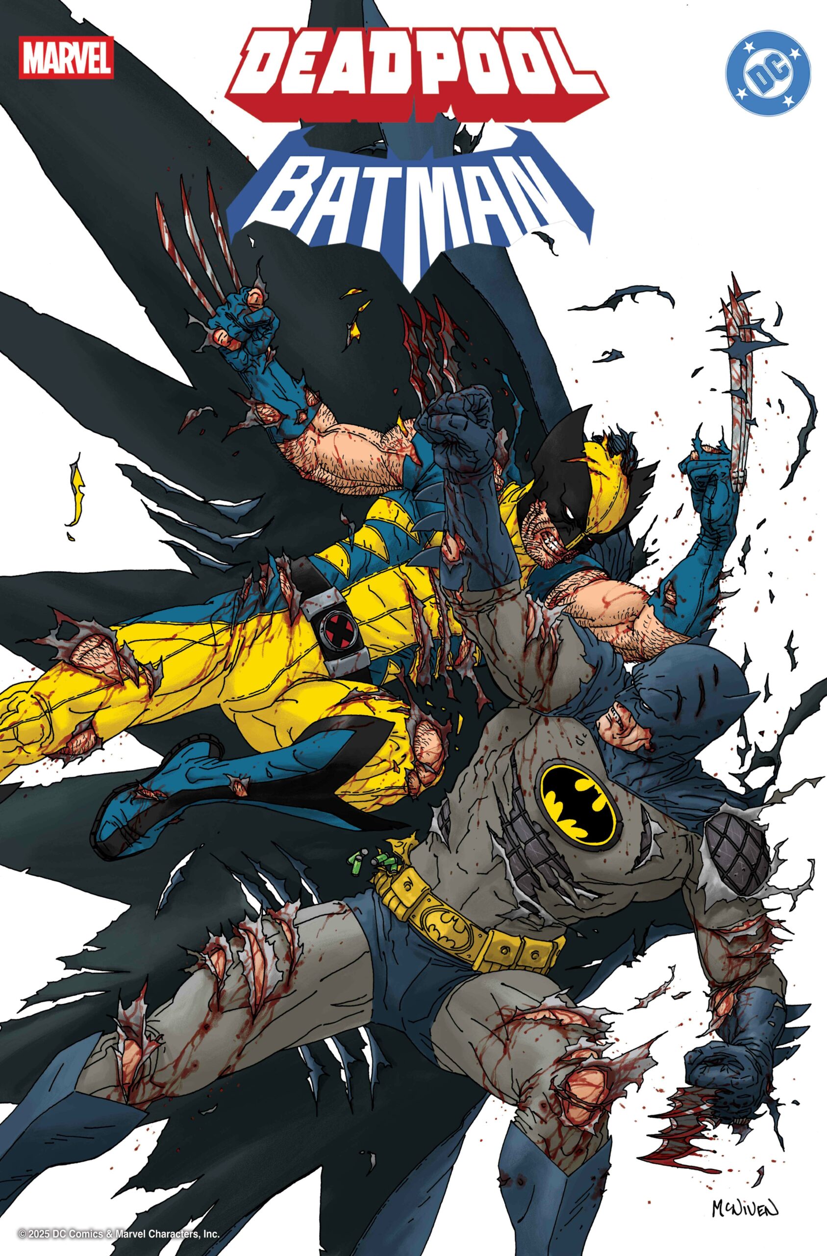 Cztery kolejne warianty okładek do „Deadpool/Batman”