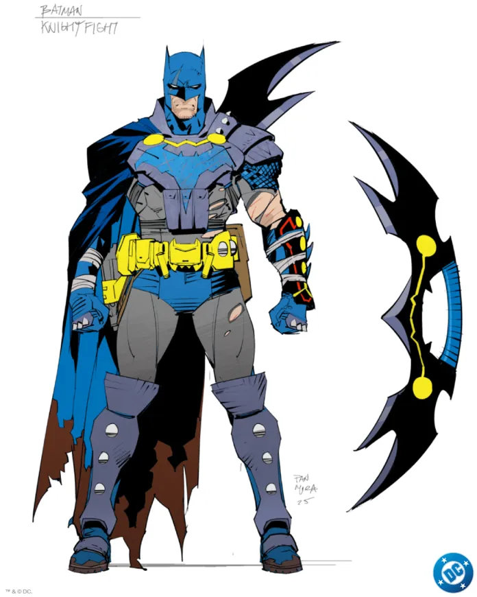 Concept art Batmana z serii Knightfight