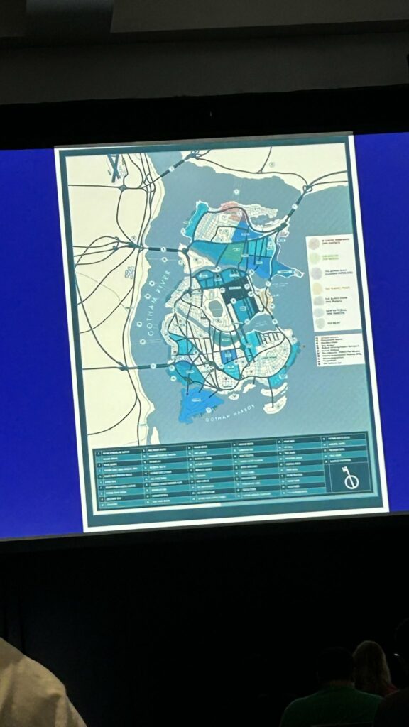 Mapa Gotham City Matta Fractiona, zdjęcie Jenny Anderson