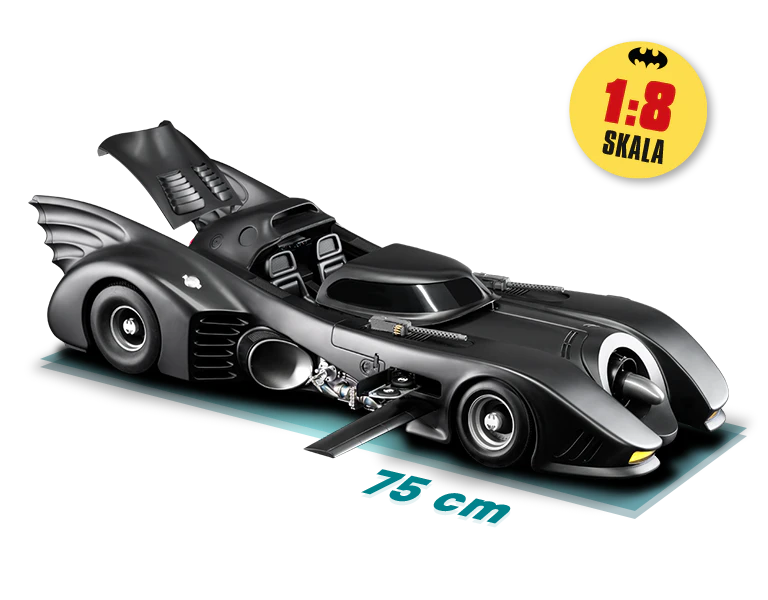 Batmobil z 1989 roku do zbudowania w ramach kolekcji DeAgostini