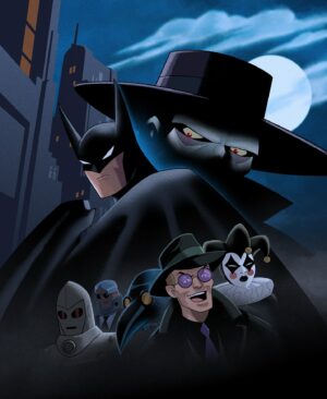 Okładka „Animation Magazine” z bohaterami „Batman: Caped Crusader”