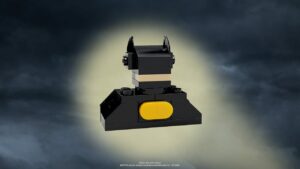 Darmowy model Lego popiersie Batmana